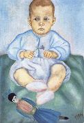 Frida Kahlo Isolda in Diapers oil painting artist